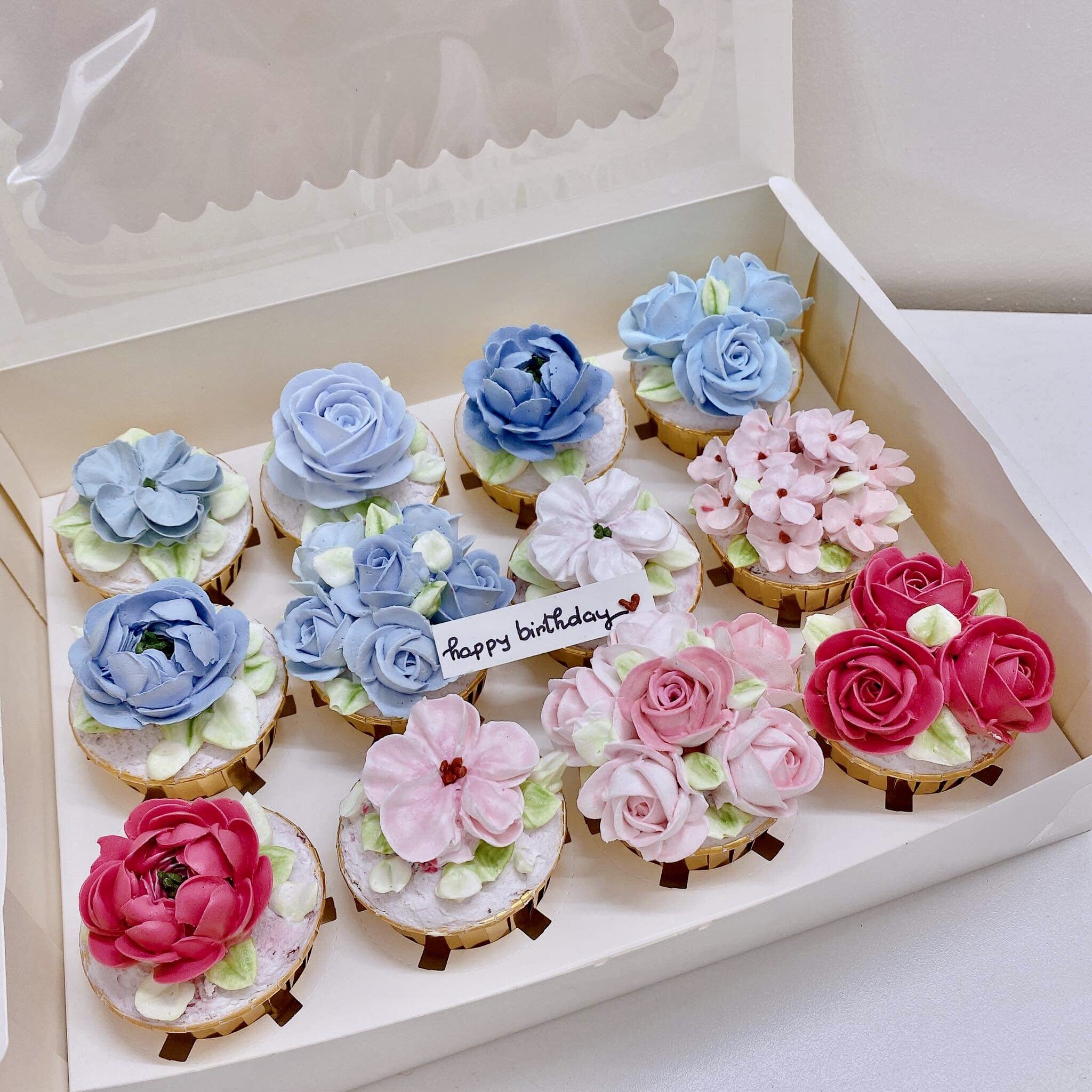 Set cupcake sinh nhật lớp mini Đặt bánh sinh nhật online tại Hà Nội