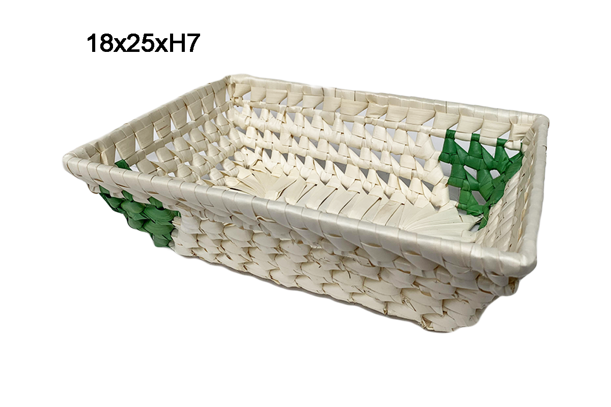 Palm leaf basket 31354