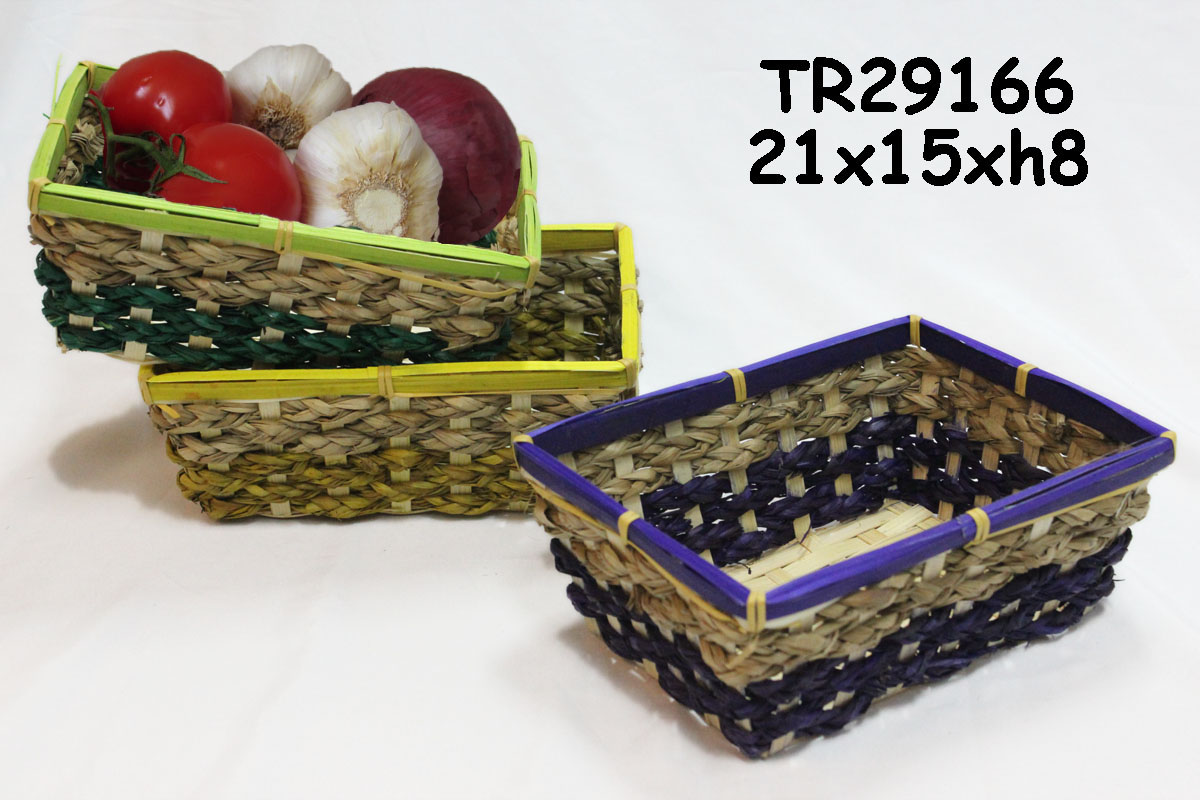 Bamboo bread basket SKU TR29166