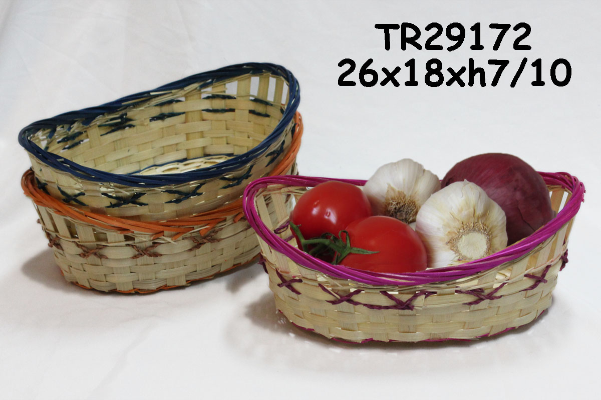 Bamboo bread basket SKU TR29172