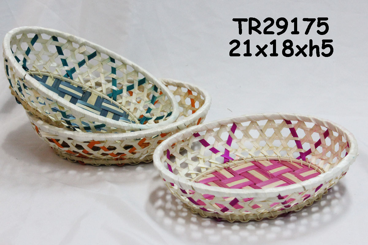 Bamboo bread basket SKU TR29175