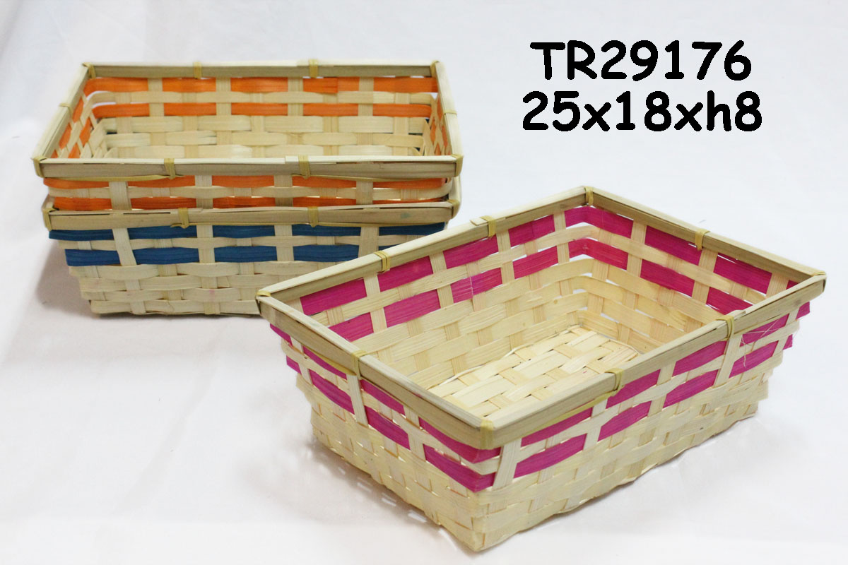 Bamboo bread basket SKU TR29176