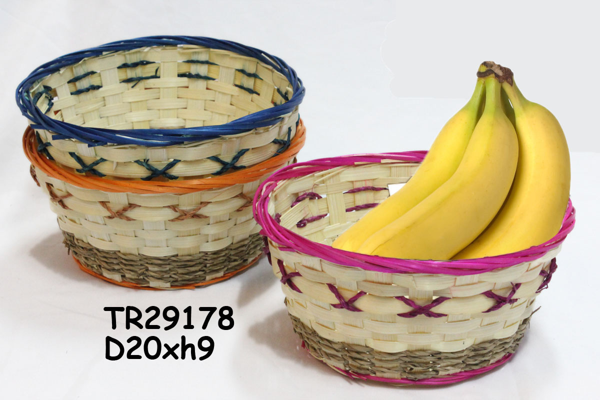 Bamboo bread basket SKU TR29178