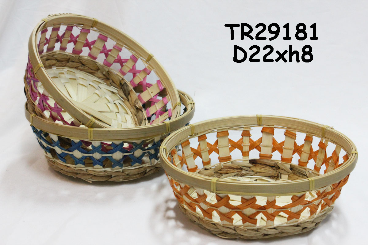 Bamboo bread basket SKU TR29181