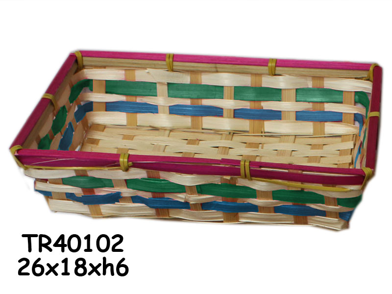 Bamboo bread basket SKU TR40102
