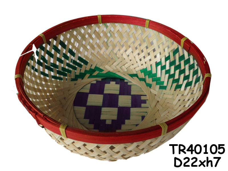Bamboo bread basket SKU TR40105