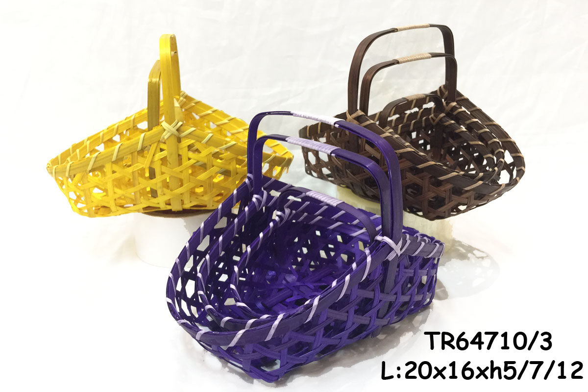 Bamboo bread basket SKU TR64710