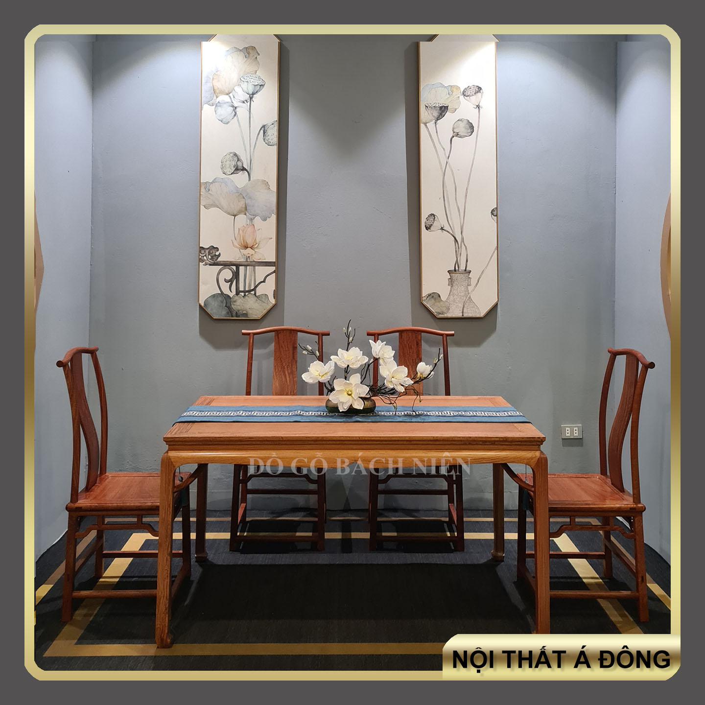 Bộ bàn ăn CN Á Đông CN01