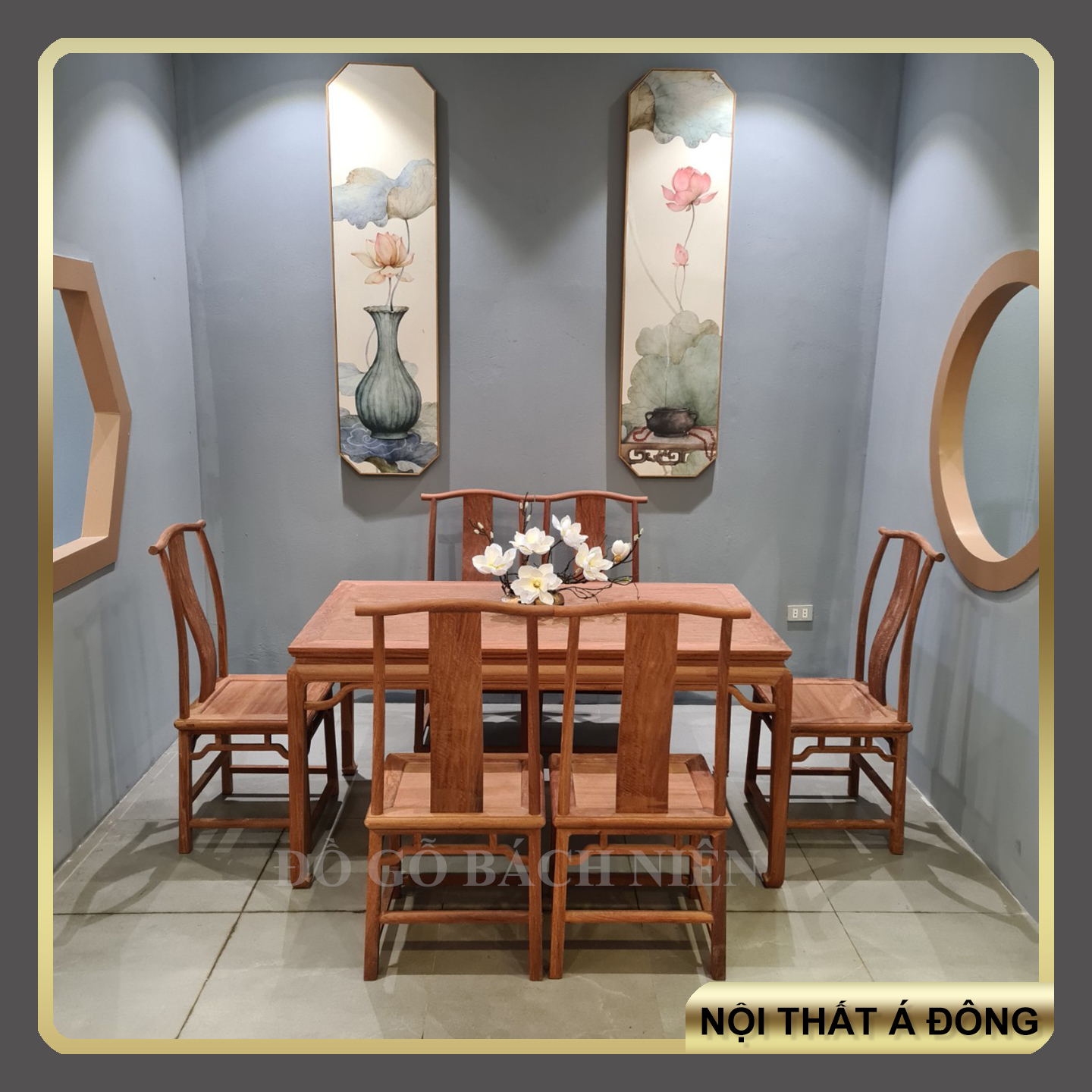 Bộ bàn ăn CN Á Đông CN13
