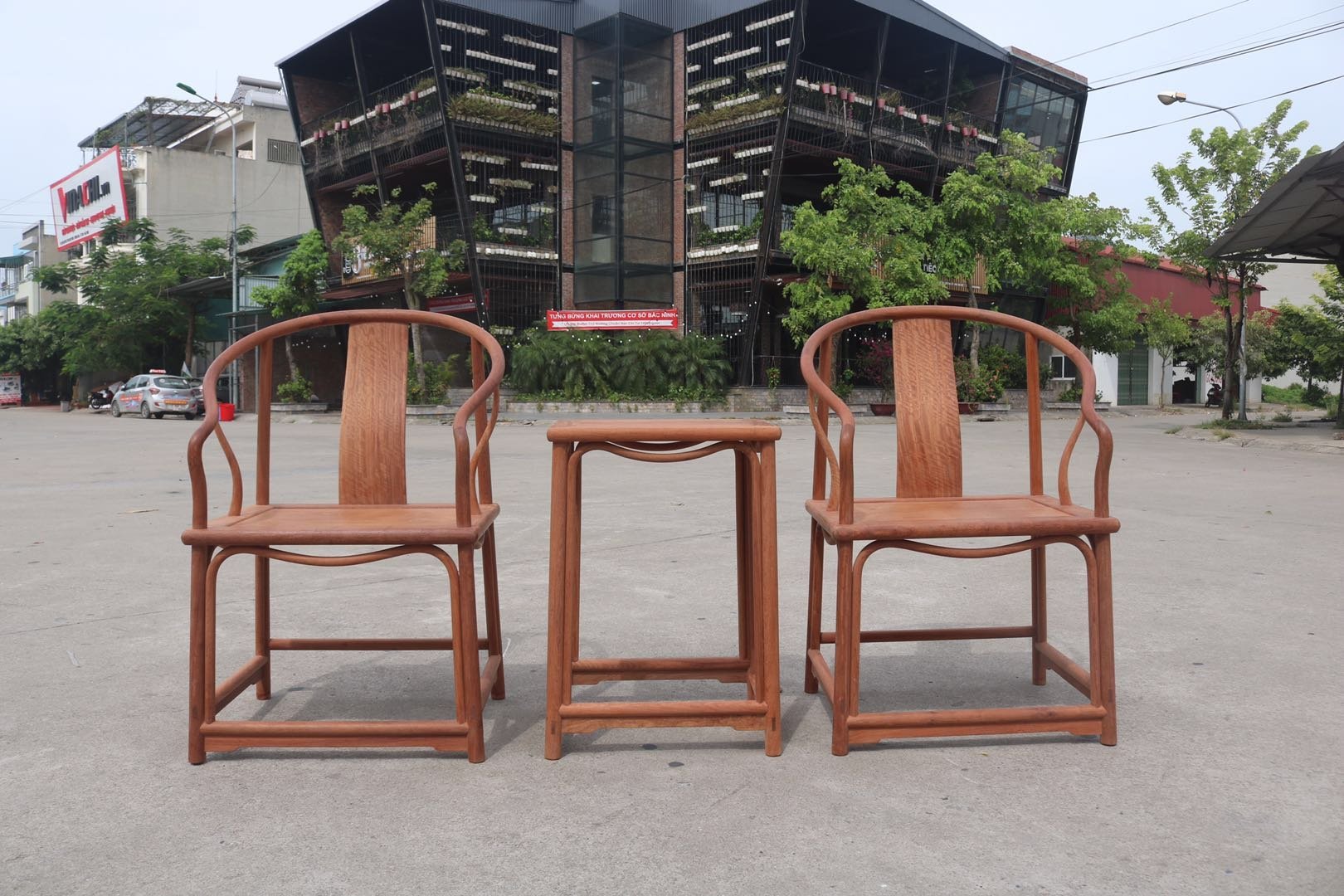 Ghế cặp ba minh trọc 02