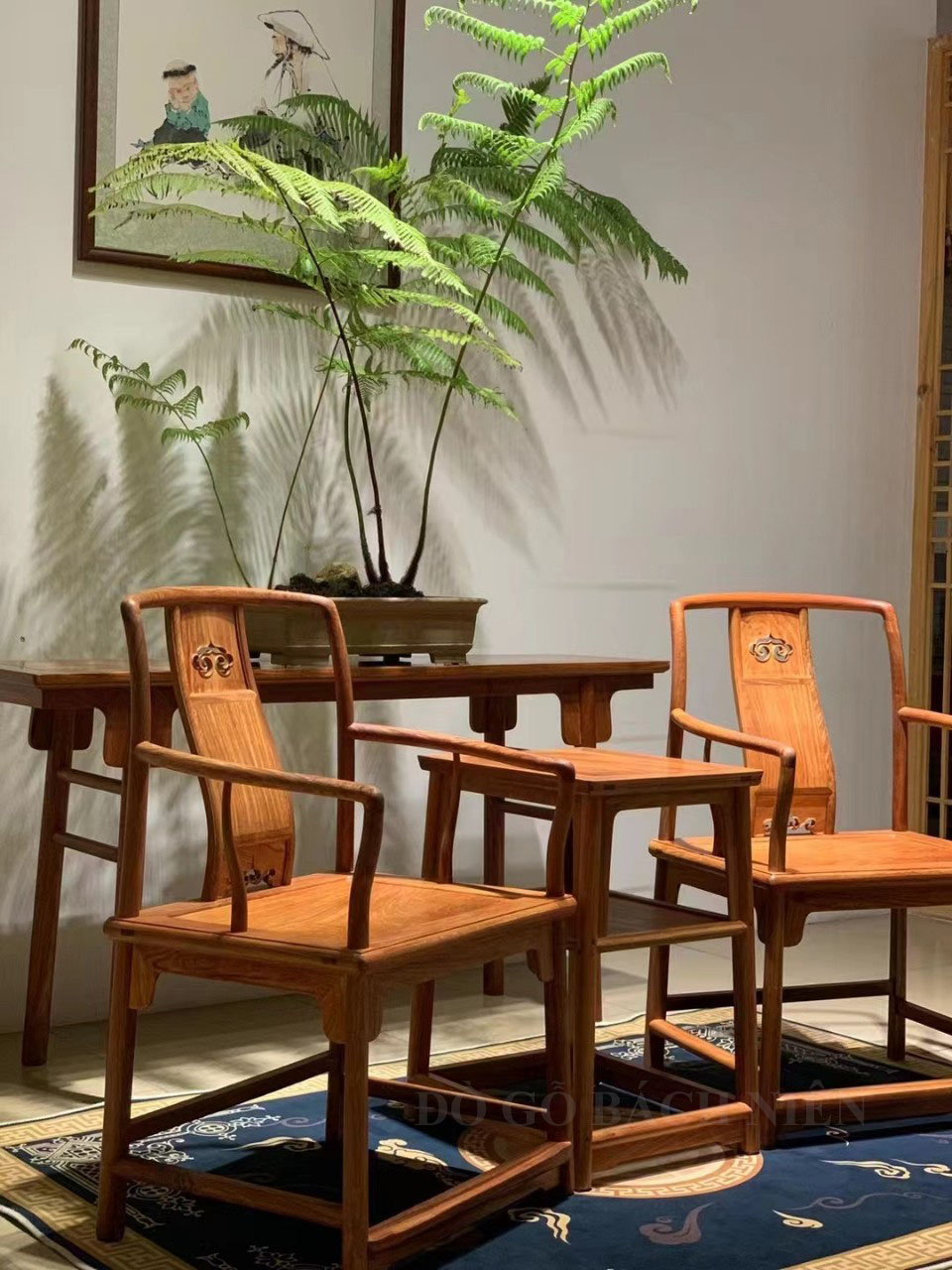 Bộ cặp ba tai quan nam thấp 01