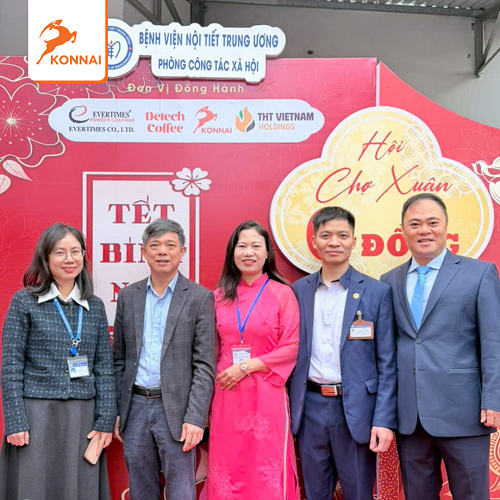 KONNAI COFFEE CHÚC TẾT Y BÁC SĨ, CÁN BỘ NHÂN VIÊN TẠI BỆNH VIỆN NỘI TIẾT TRUNG ƯƠNG