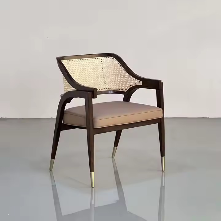 Ghế Gỗ Đan Mây