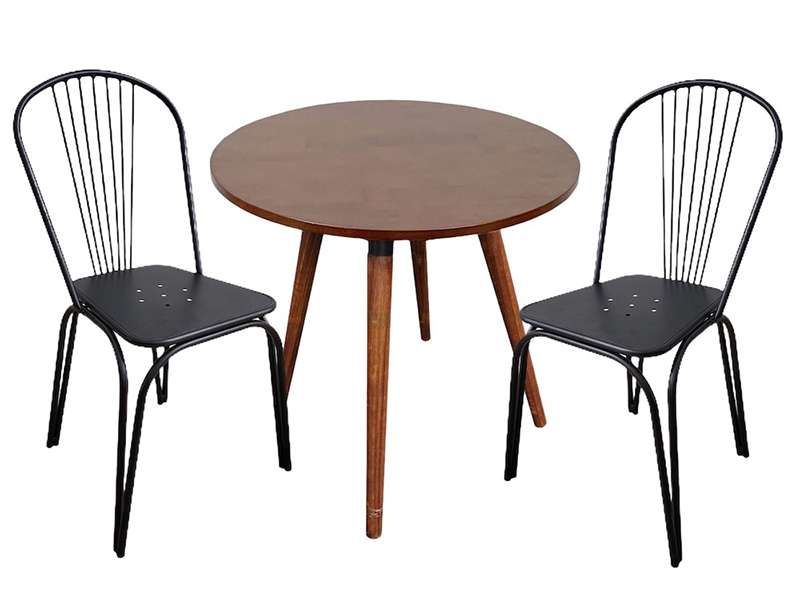 Mẫu nội thất cà phê bàn tròn đơn giản phù hợp mọi phong cách