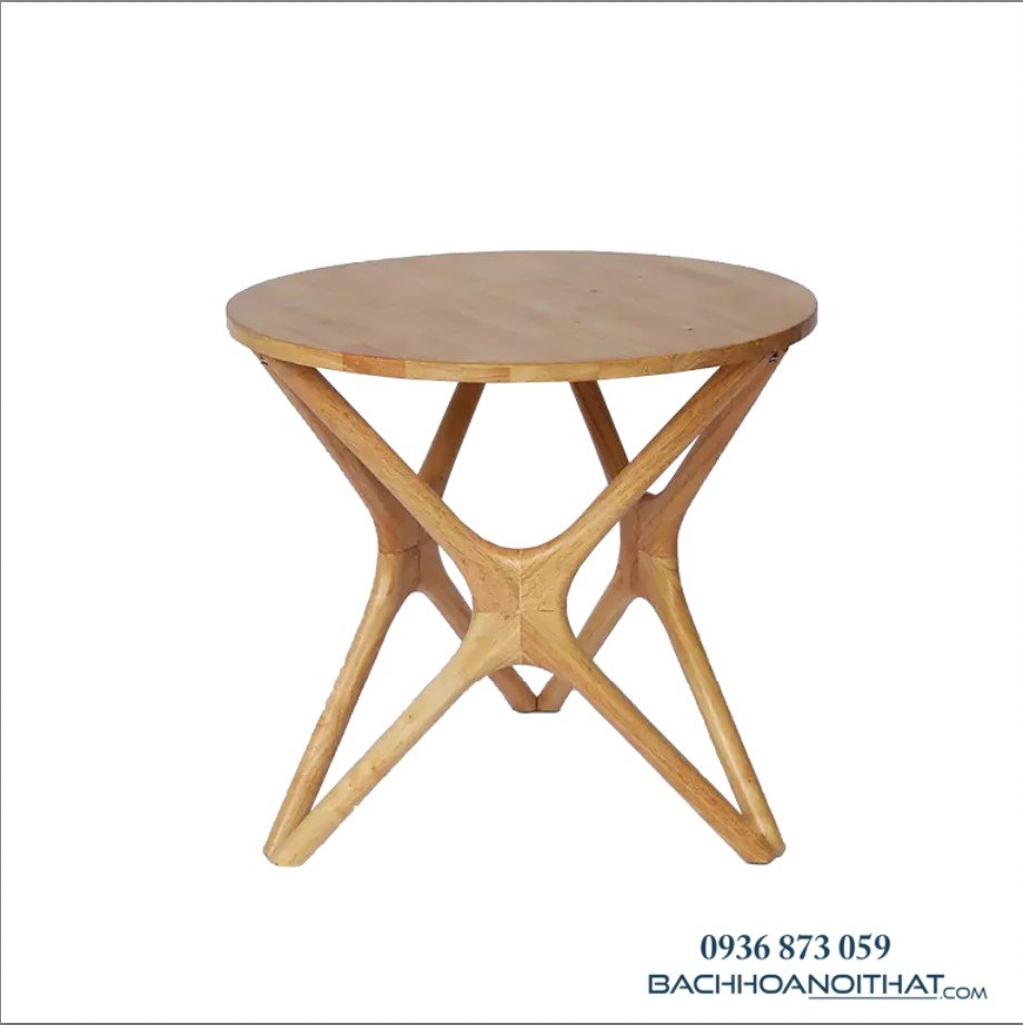 BÀN CAFE CHÂN SAO GỖ TỰ NHIÊN - BCF14