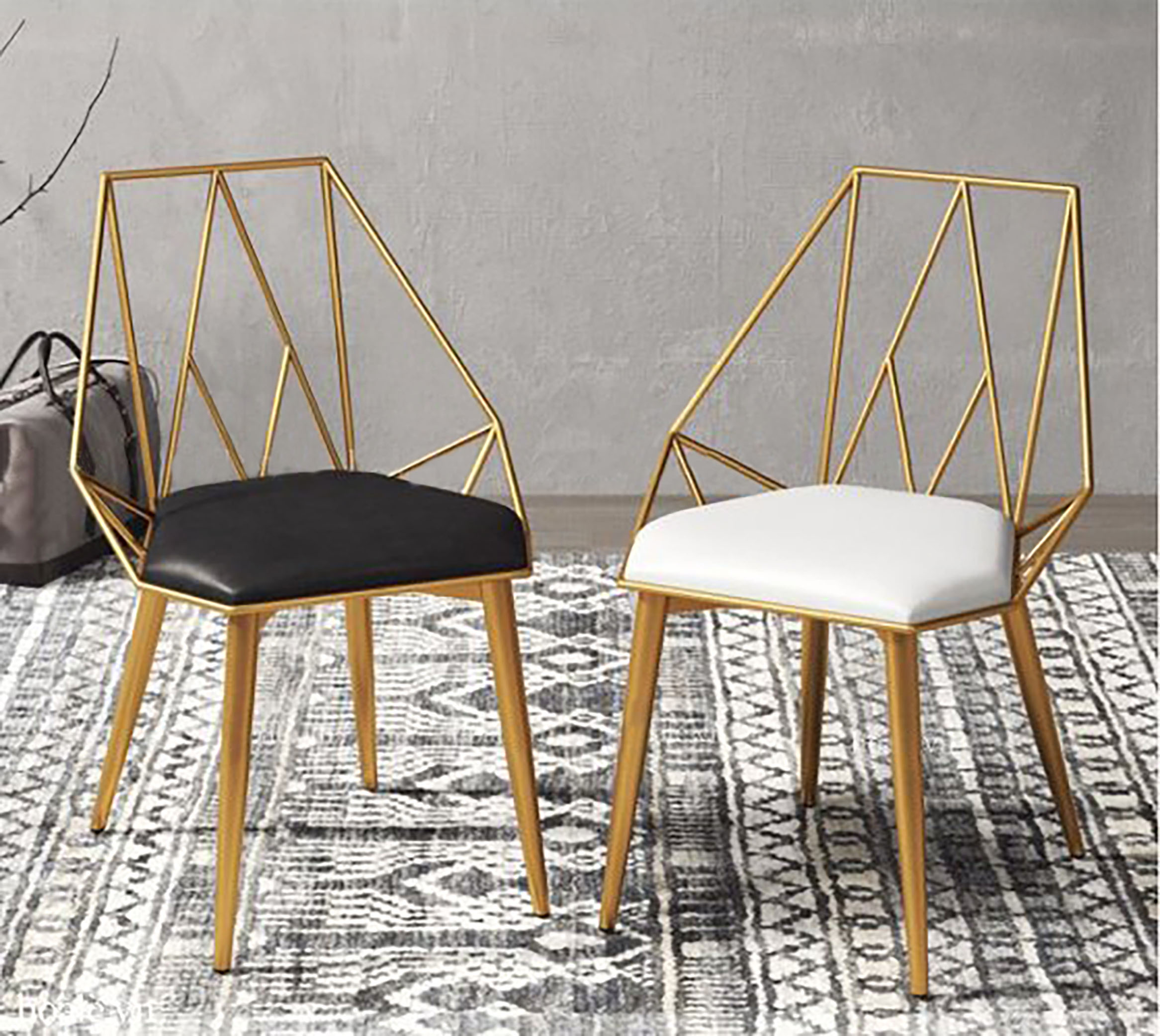 GHẾ SẮT CAFE MẶT NỆM BỌC DA