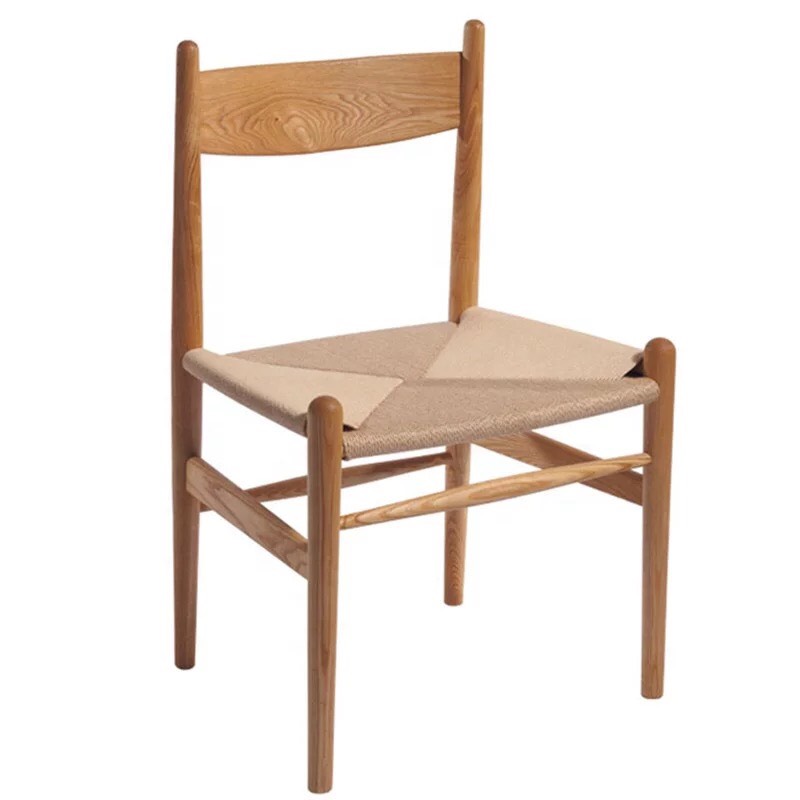 GHẾ GỖ CHÂN TIỆN ĐAN DÂY - GAG44