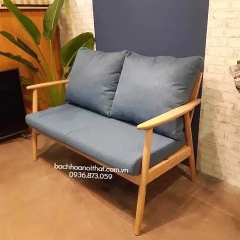 GHẾ SOFA CIGAR ĐÔI GỖ TỰ NHIÊN- SFG25