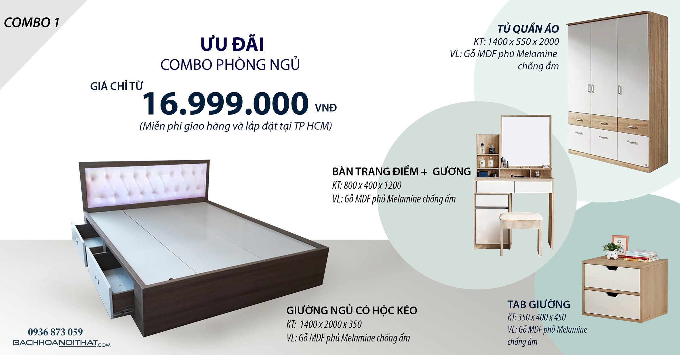 COMBO PHÒNG NGỦ - PN01