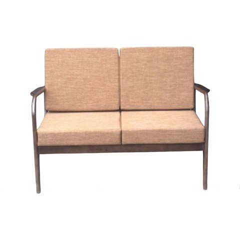 GHẾ SOFA TAY CONG ĐÔI GỖ CAO SU - SFG24