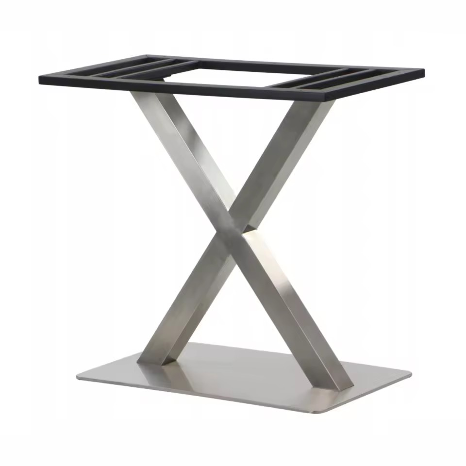 Chân inox bàn cafe - C10