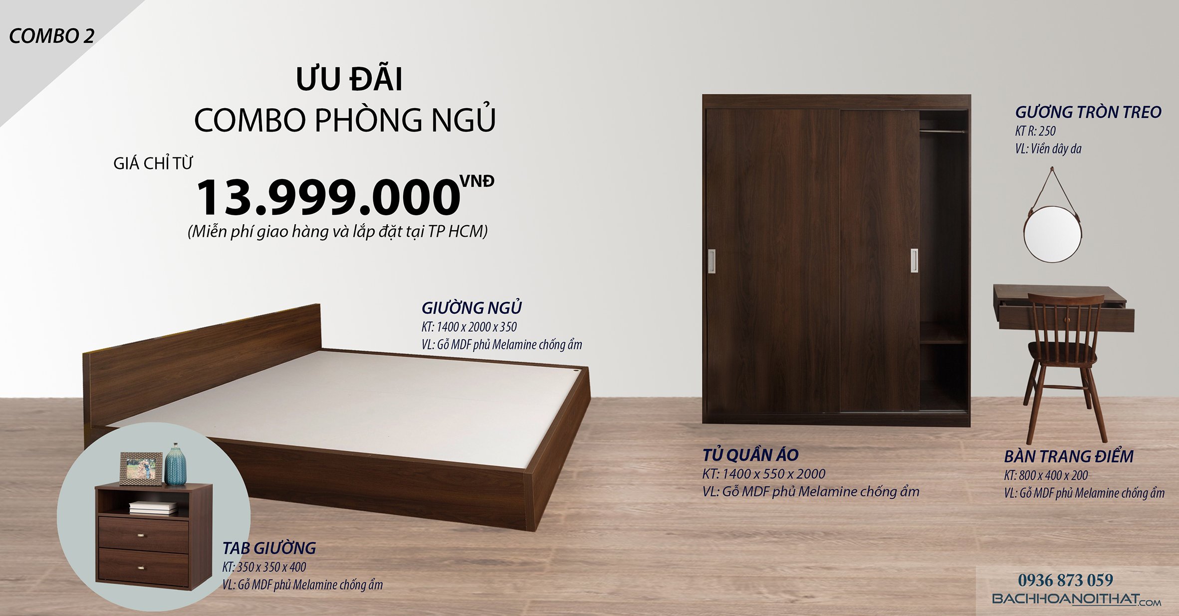 COMBO PHÒNG NGỦ - PN02
