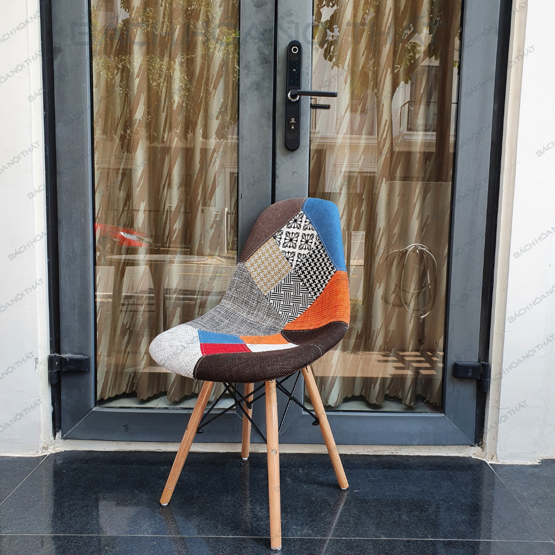 GHẾ EAMES THỔ CẨM KHÔNG TAY