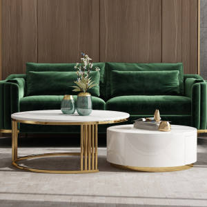 BÀN TRÀ SOFA INOX 304 - BT23