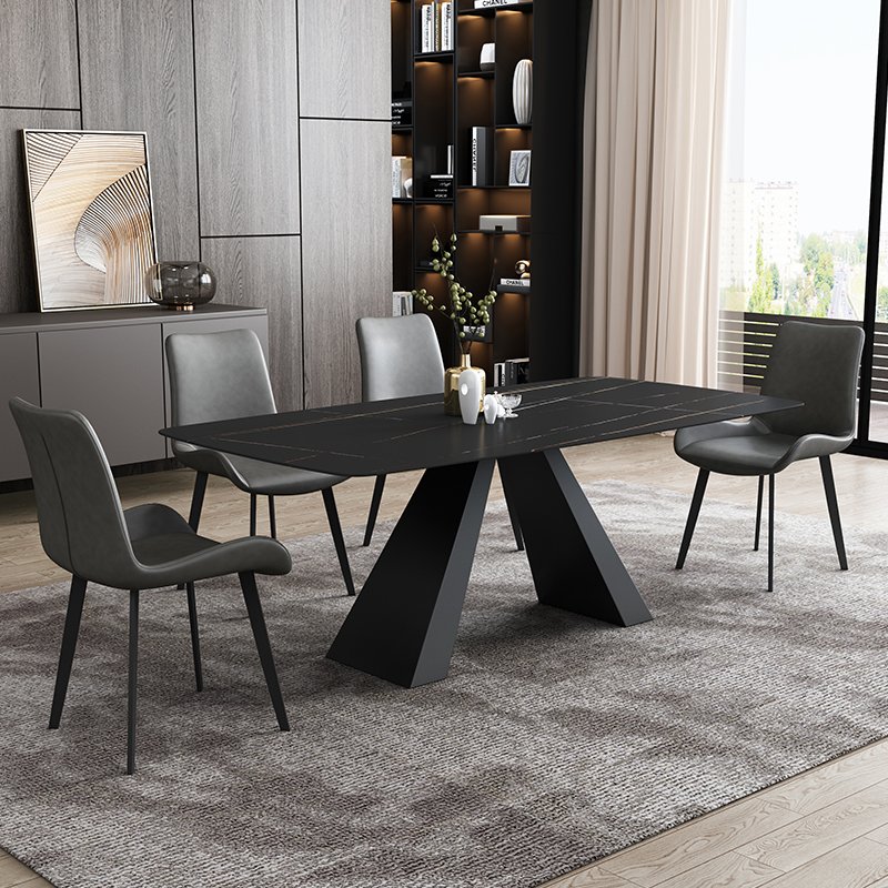 BÀN ĂN MẶT ĐÁ GIÁ RẺ CHÂN CHỮ A - BAMD100