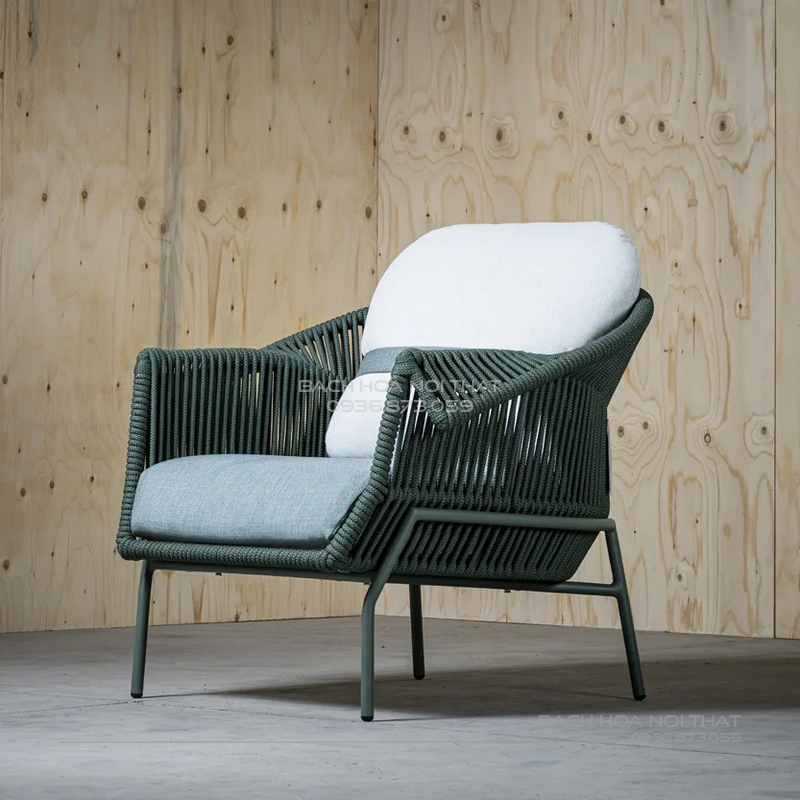 Ghế Cafe Đan Dây Ngoài Trời GD11