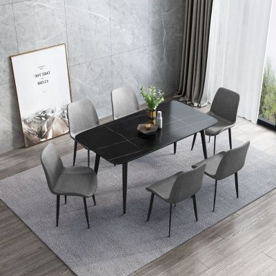 BÀN ĂN MẶT ĐÁ CERAMIC CHÂN CÔN - BAMD46