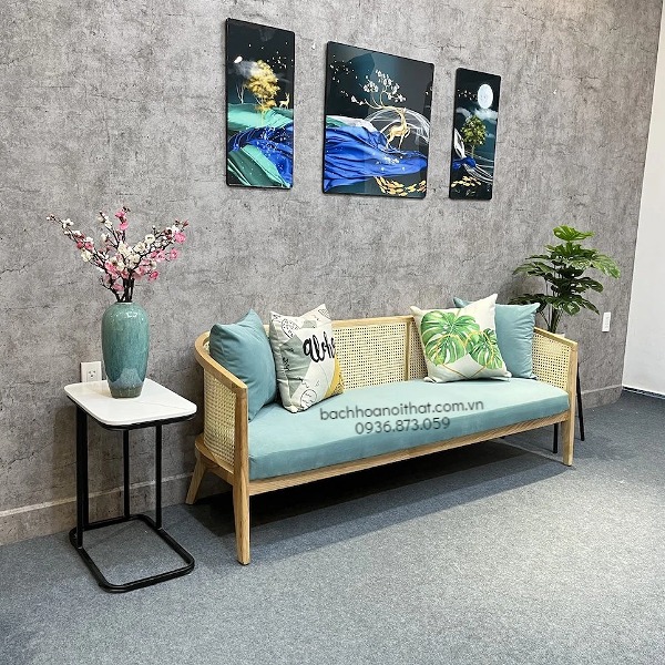 GHẾ SOFA GỖ TẦN BÌ PROBBER ĐÔI - SFG48