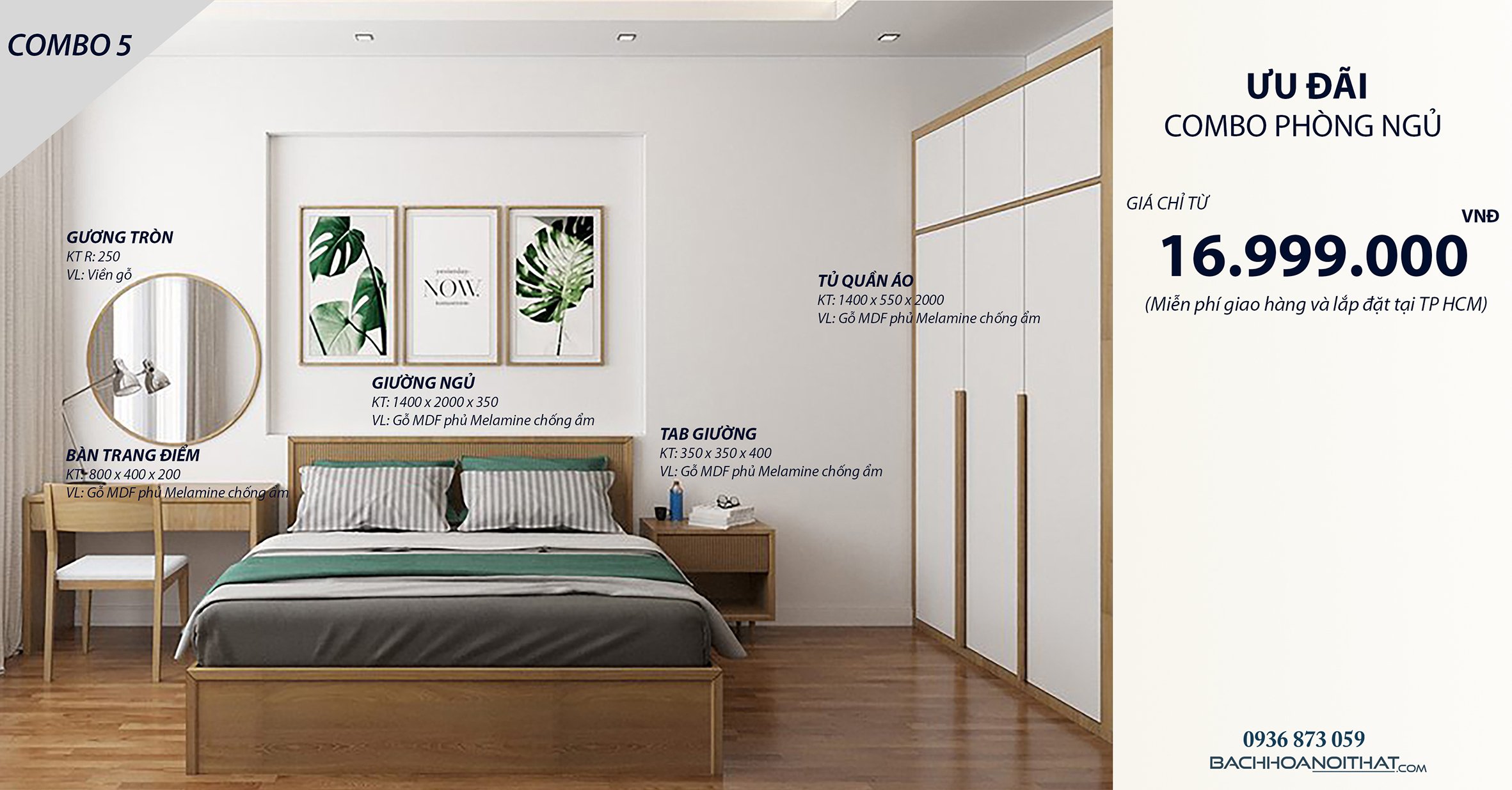 COMBO PHÒNG NGỦ - PN04