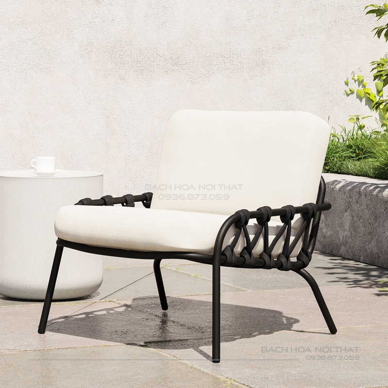Ghế Sắt Ngoài Trời Bọc Nệm GD36