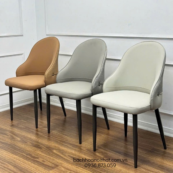Ghế Ăn Chân Sắt Bọc Nệm Nhập Khẩu - GAN160