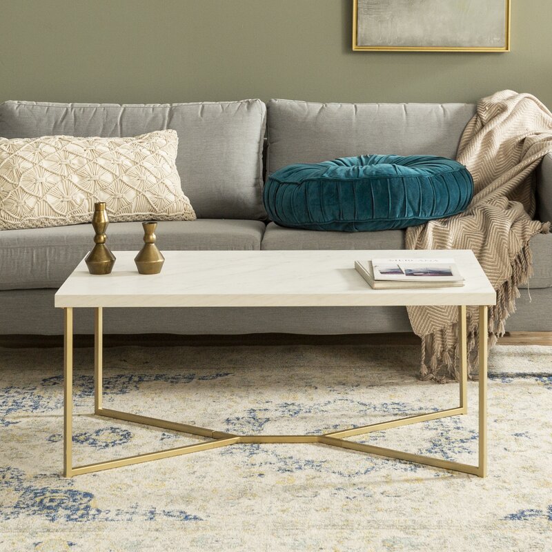 BÀN TRÀ SOFA MẶT GỖ GIẢ ĐÁ - BT44