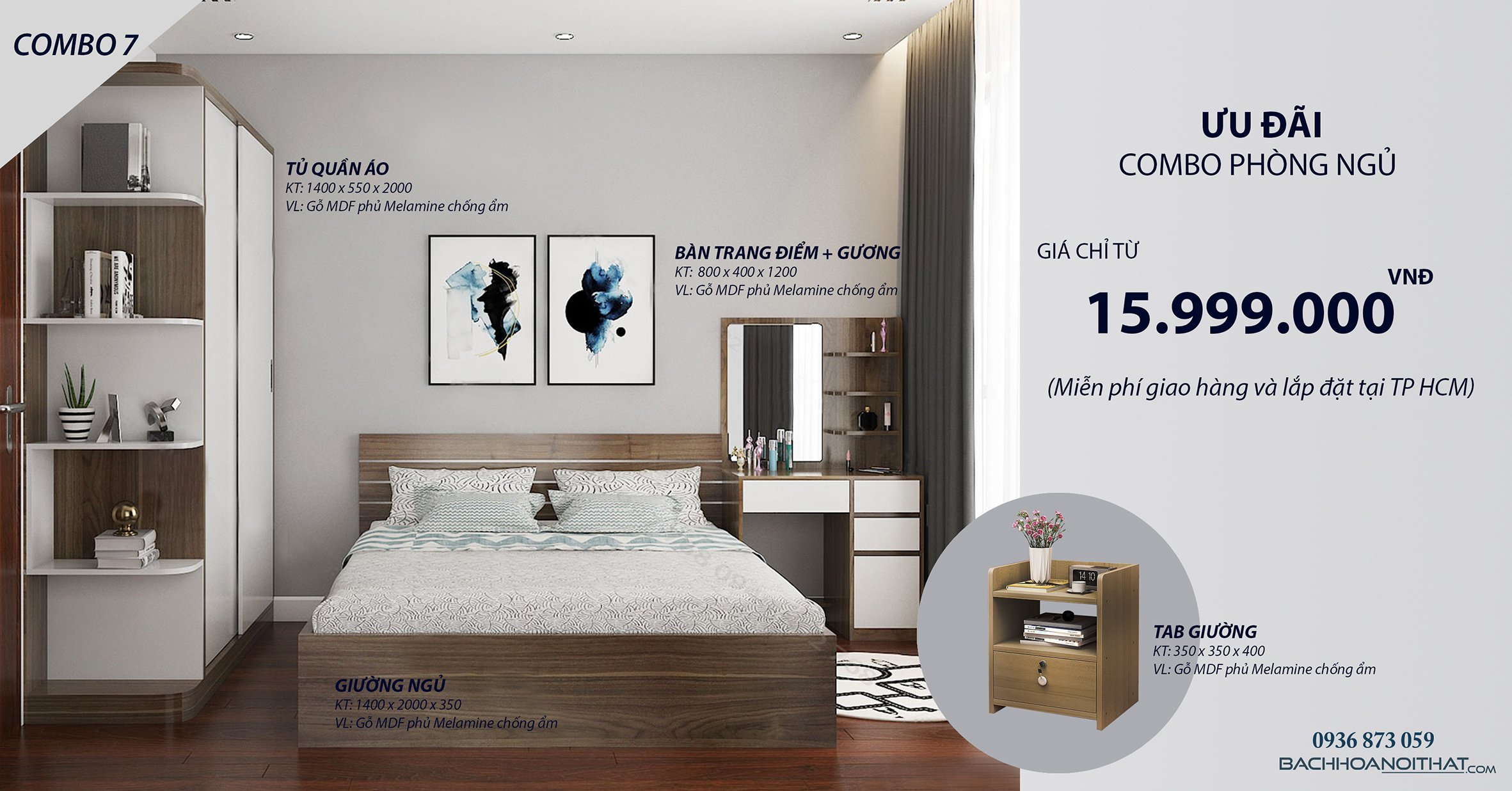 COMBO PHÒNG NGỦ - PN06