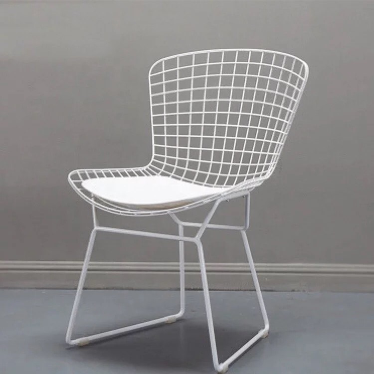 GHẾ SẮT LƯỚI MẶT NỆM