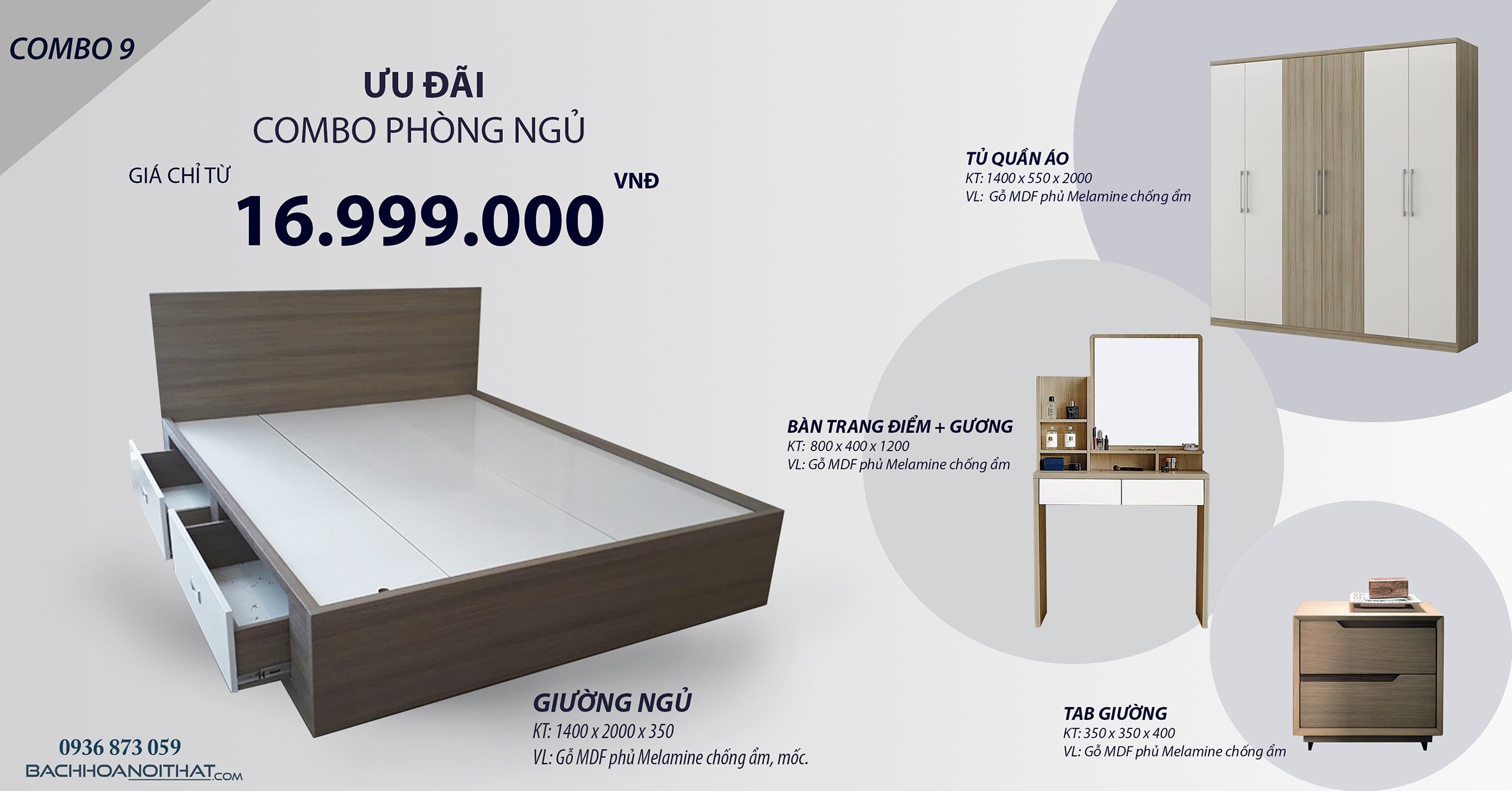 COMBO PHÒNG NGỦ - PN08