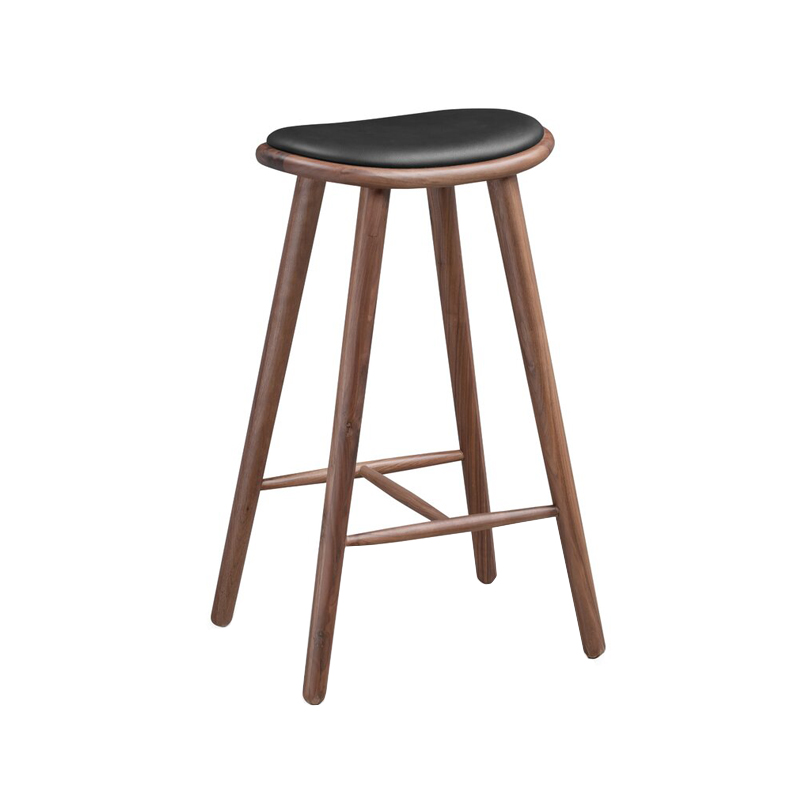 GHẾ BAR CHÂN GỖ MẶT NỆM - BAR20