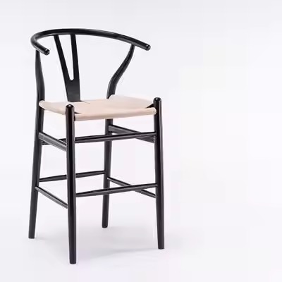 Ghế Bar Wishbone Đan Dây - GDD13