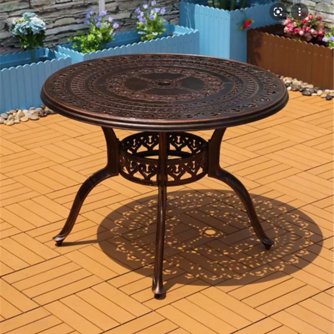 BÀN NHÔM ĐÚC NGOÀI TRỜI - BV6