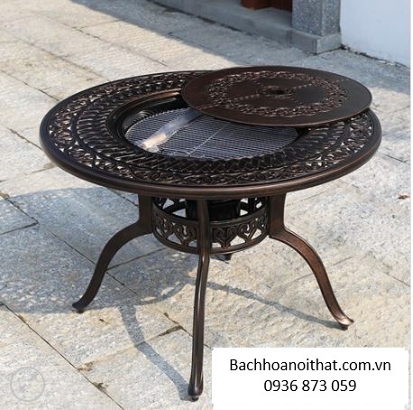 BÀN NHÔM ĐÚC NGOÀI TRỜI - BV06