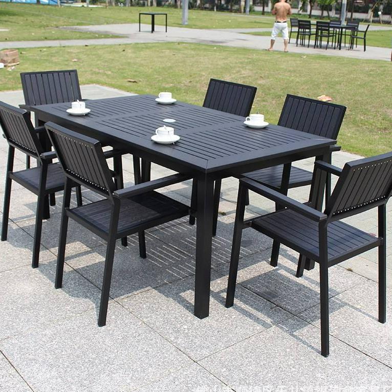 Bàn Ngoài Trời Mặt Gỗ Nhựa Composite - BV25