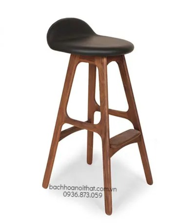 GHẾ BAR BỌC NỆM CHÂN GỖ - BAR57