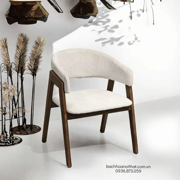 GHẾ CAFE GỖ ASH BỌC NỆM - GAG92