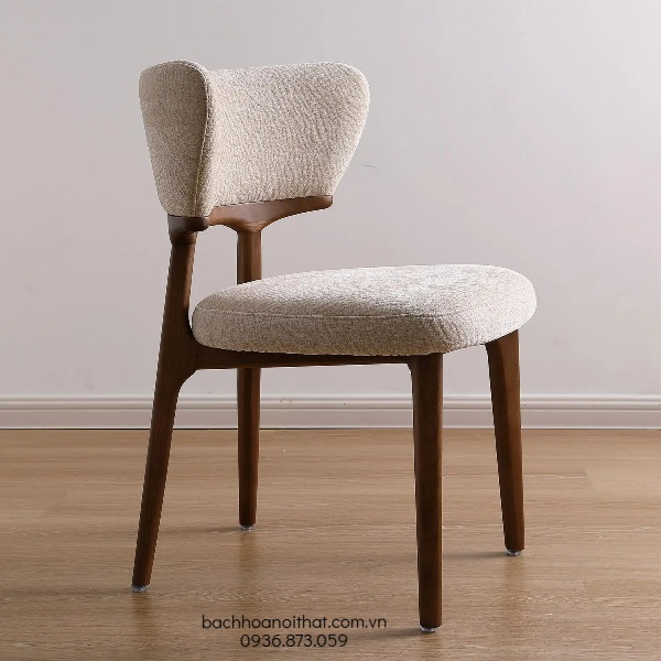 GHẾ ĂN GỖ TỰ NHIÊN BỌC NỆM - GAG95