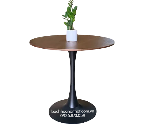 BÀN CAFE TULIP MẶT VÂN GỖ - BCF54