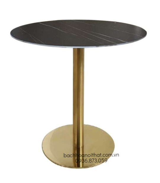 BÀN CAFE CHÂN INOX MẶT ĐÁ CERAMIC - BCF60