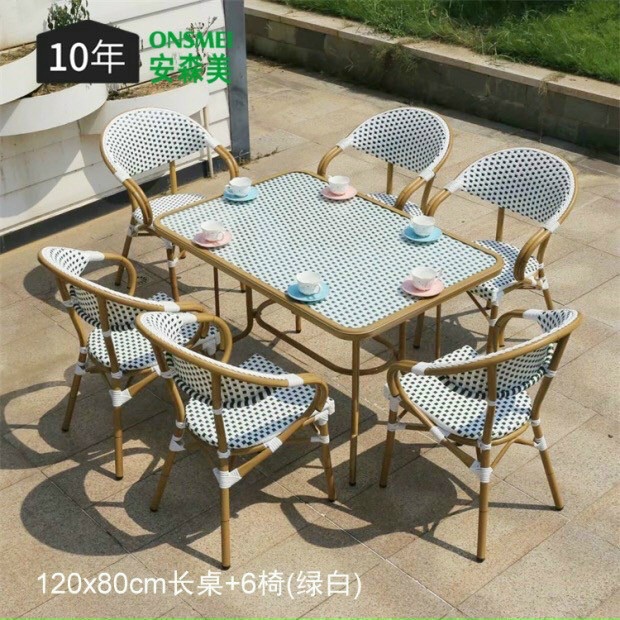 BỘ BÀN GHẾ SÂN VƯỜN 6 GHẾ